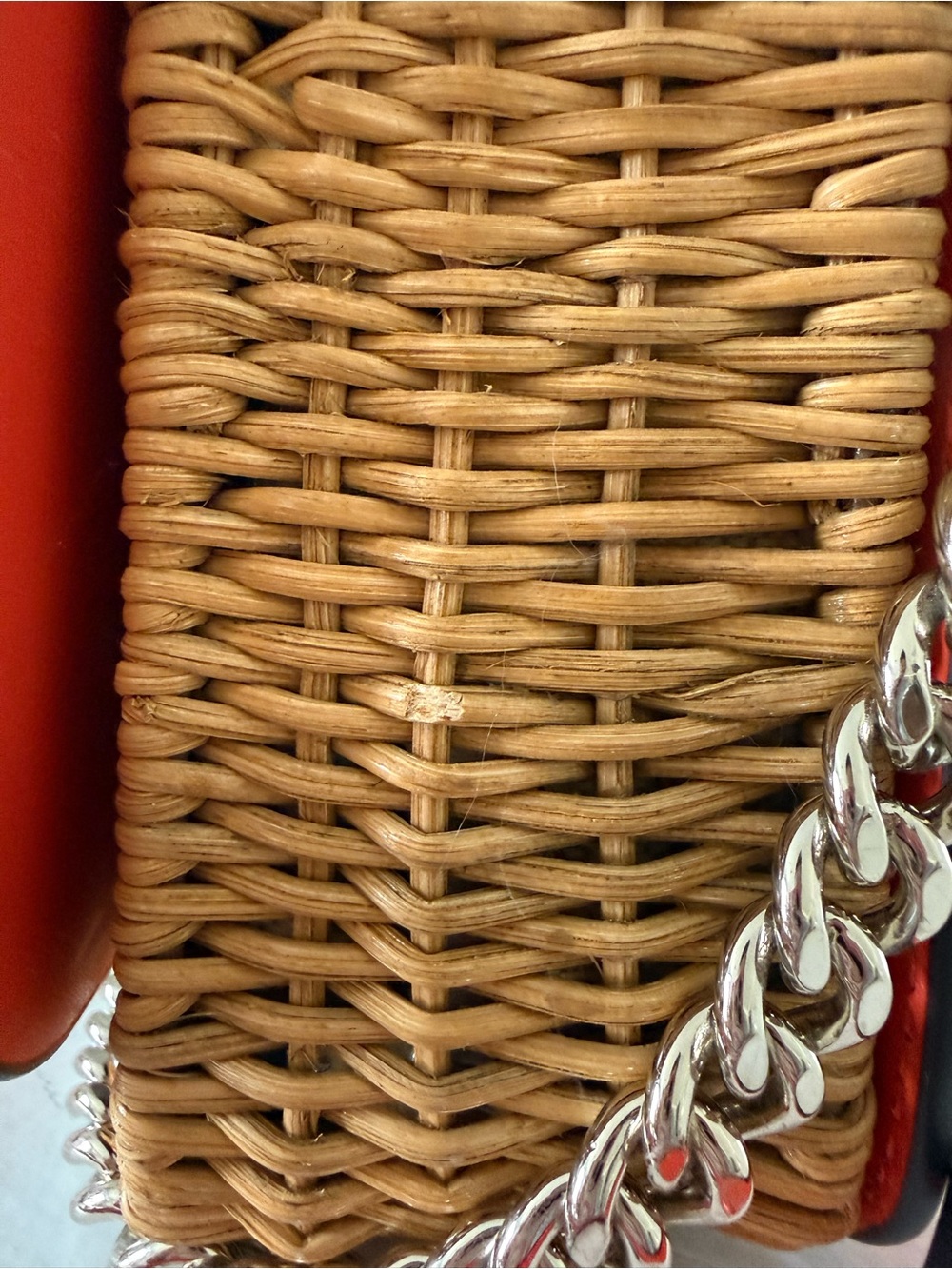 kate spade wicker nicola twistlock bag - Picture 6 of 8